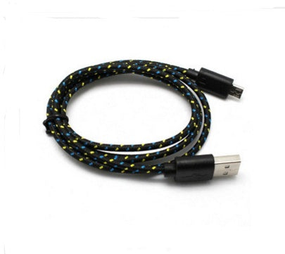 HKM-047763 Nylon Braided USB Charging Data Cable for iPhone 5/6/6S - 3 Meters Long