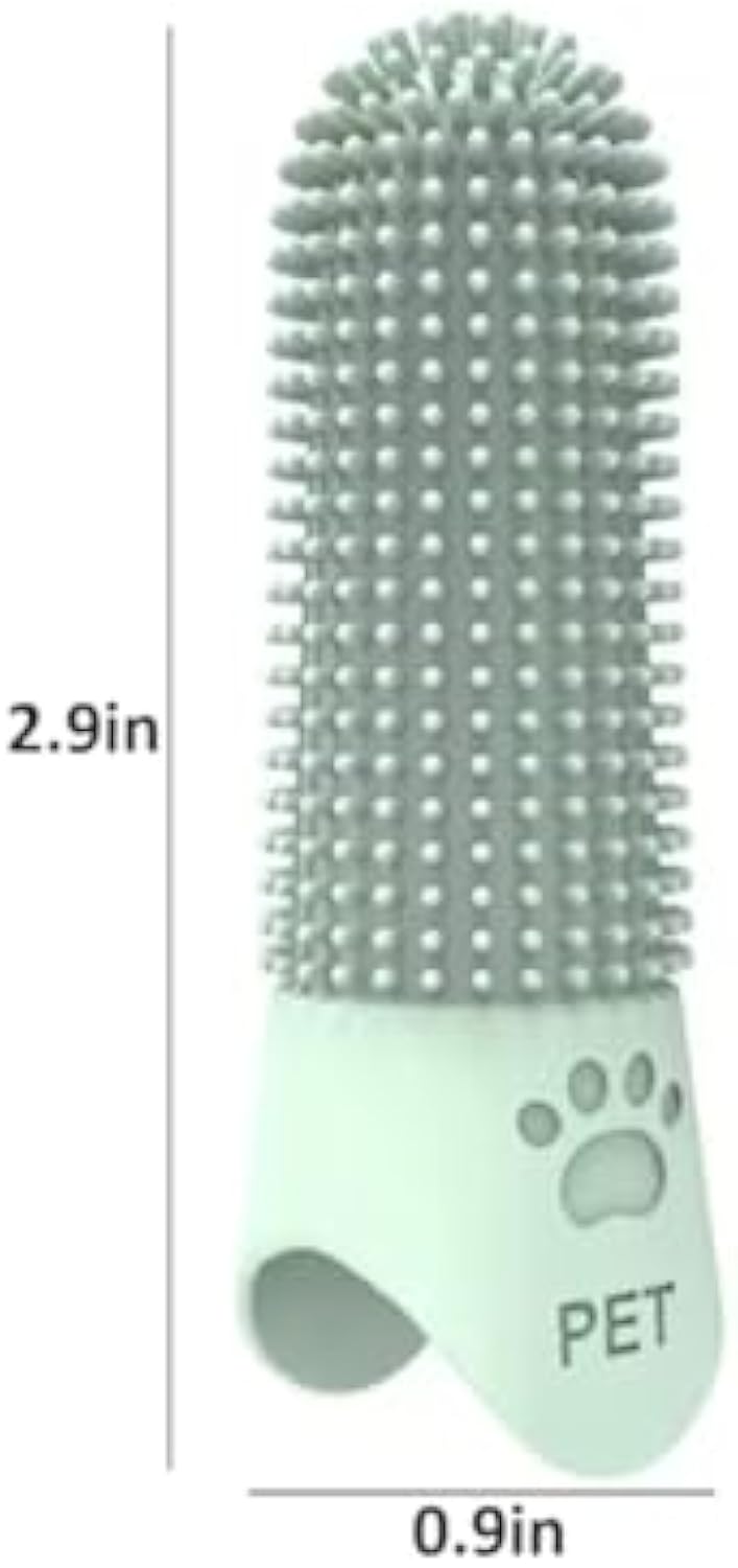 HKM-0478525 360-Degree Pet Finger Toothbrush for Small, Medium, and Large Dogs – Promote Oral Health and Freshen Breath