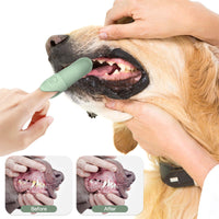 HKM-0478525 360-Degree Pet Finger Toothbrush for Small, Medium, and Large Dogs – Promote Oral Health and Freshen Breath