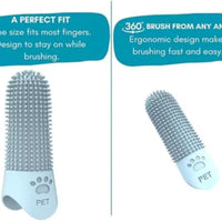 HKM-0478525 360-Degree Pet Finger Toothbrush for Small, Medium, and Large Dogs – Promote Oral Health and Freshen Breath