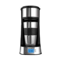 HKM-047955 Single Serve Drip Coffee Maker with Digital Controls for Convenient Brewing