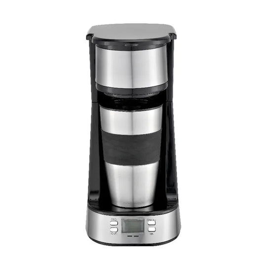 HKM-047955 Single Serve Drip Coffee Maker with Digital Controls for Convenient Brewing
