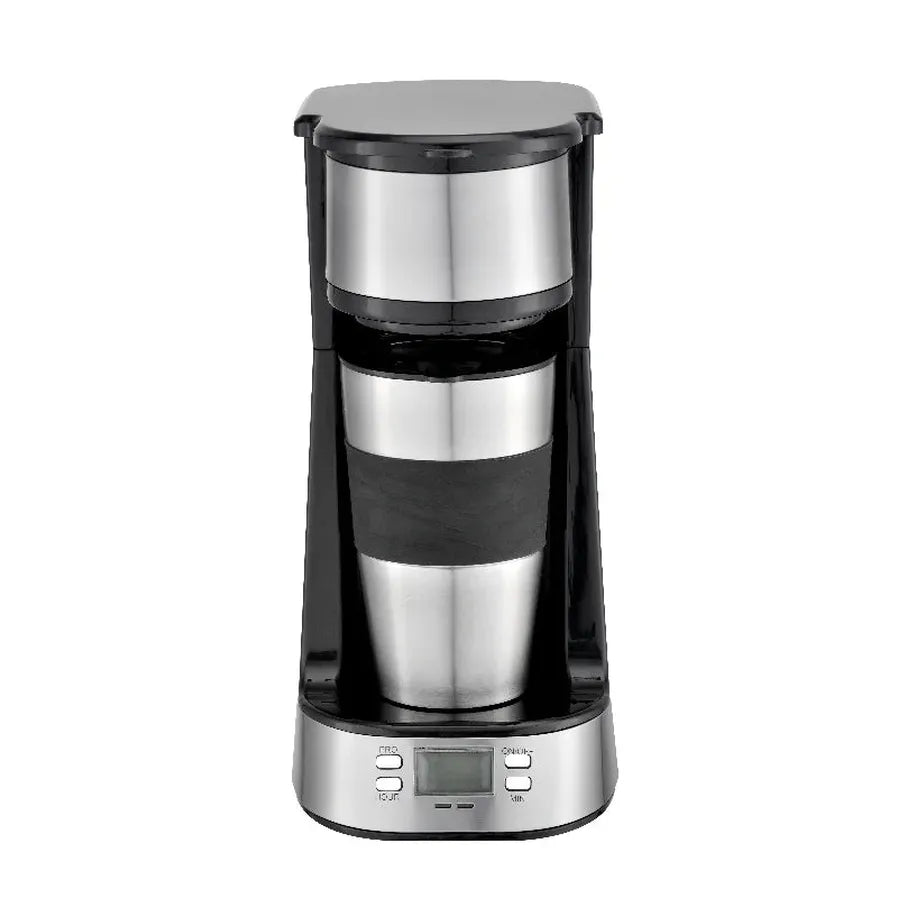 HKM-047955 Single Serve Drip Coffee Maker with Digital Controls for Convenient Brewing