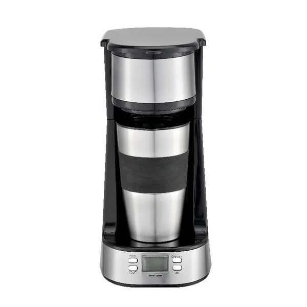HKM-047955 Single Serve Drip Coffee Maker with Digital Controls for Convenient Brewing