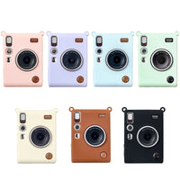 HKM-047955 Wear-resistant Silica Gel Protective Cover for Polaroid Mini EVO in Multiple Colors