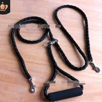 HKM-0480829 Hand-Knitted Double-Headed Dog Leash with Anti-Winding Feature, 140CM Length