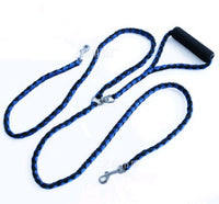 HKM-0480829 Hand-Knitted Double-Headed Dog Leash with Anti-Winding Feature, 140CM Length