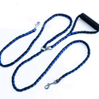 HKM-0480829 Hand-Knitted Double-Headed Dog Leash with Anti-Winding Feature, 140CM Length