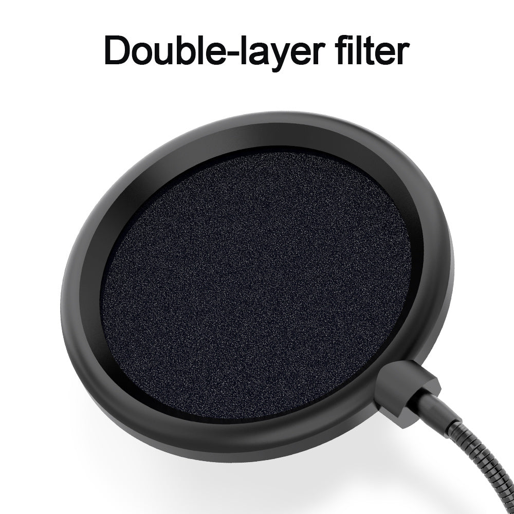 HKM-048211 Condenser Microphone with Tripod Stand for Computer Audio Recording