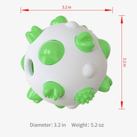HKM-0482493 Interactive Dog Teething Chew Ball for Dental Cleaning and Stress Relief