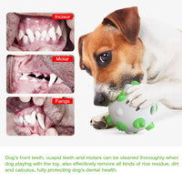 HKM-0482493 Interactive Dog Teething Chew Ball for Dental Cleaning and Stress Relief