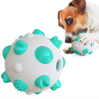 HKM-0482493 Interactive Dog Teething Chew Ball for Dental Cleaning and Stress Relief