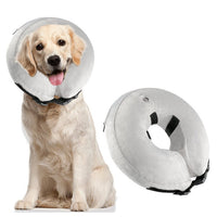 HKM-0483005 Inflatable Cotton Pet Collar - Adjustable Neck Sizes for Comfort and Support