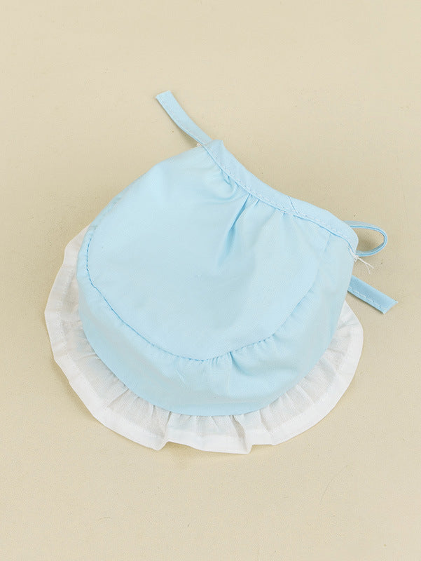 HKM-0483389 Pet Blue Maid Dress & Hat Set for Cats and Dogs in Multiple Sizes