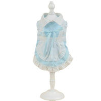 HKM-0483389 Pet Blue Maid Dress & Hat Set for Cats and Dogs in Multiple Sizes