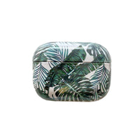 HKM-048403 Tropical Banana Leaves TPU Earphone Case for AirPods 1/2 & Pro Models