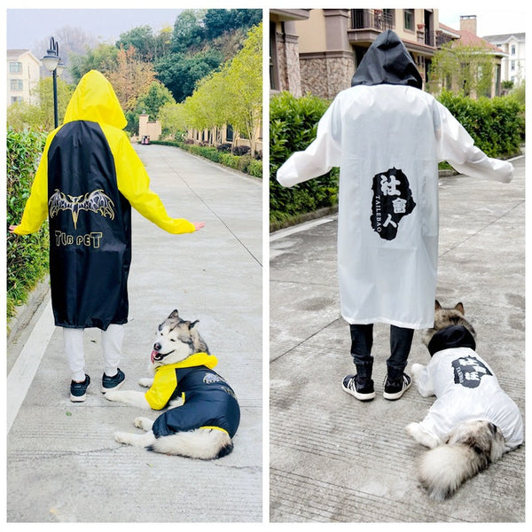 HKM-0485181 Waterproof Polyester Dog Raincoat for All Breeds ¨C Casual Design