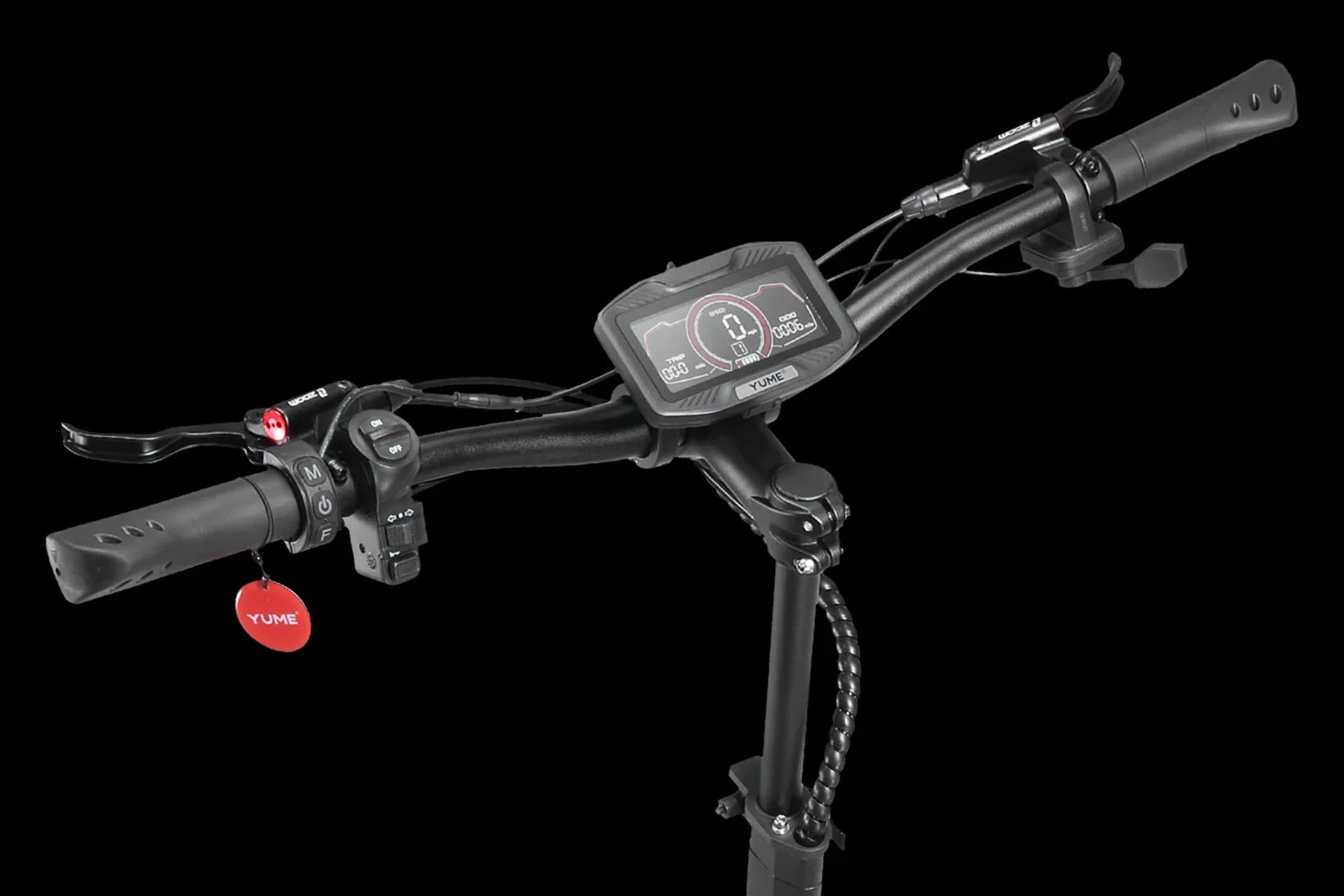 HKM-048723 YUME Y11+ Foldable 250W Electric Scooter with 11-Inch All-Terrain Tires and Long-Range Battery