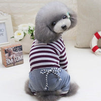 HKM-0487357 Bichon Schnauzer Cotton Dog Dress - Four-Legged Fashion in Multiple Sizes