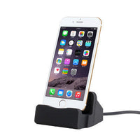 HKM-048787 Multifunctional Type-C and Micro USB 2-in-1 Charging Base and Data Cable for Desktop Use
