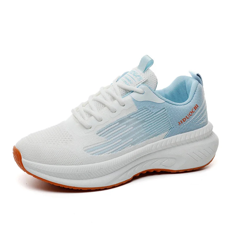HKM-048915 K2502 Women's Spring Summer Tennis Shoes Breathable New Generation Thick Sole Heightened Sports Student Running Shoes