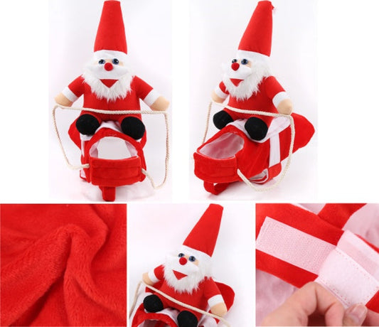 HKM-0490941 Reversible Winter Coat for Dogs and Cats - Soft Cotton Pet Apparel for Holiday Seasons