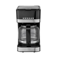 HKM-049107 LCD Timer Glass Jar Coffee Maker with Warm Plate for Drip Brewing in Europe