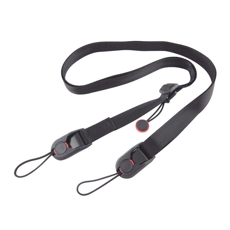 HKM-049107 Multifunctional Nylon SLR Decompression Camera Strap with Hand and Neck Support