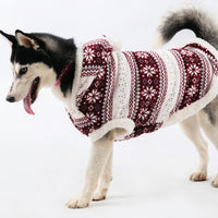 HKM-0491197 Cotton Dog Jacket for Large and Medium Breeds in Blue, Red, and Patterns
