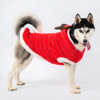 HKM-0491197 Cotton Dog Jacket for Large and Medium Breeds in Blue, Red, and Patterns