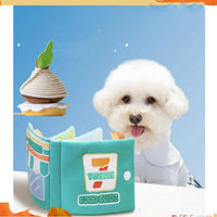 HKM-0491581 Interactive Sniffing Puzzle Book for Dogs - Green Pet Toy