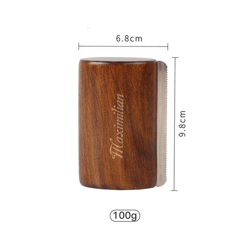 HKM-0492349 Antique Solid Wood Pet Comb for Cats and Dogs - Double-Sided Open Knot and Needle Design