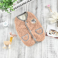 HKM-0493117 Cozy Polar Fleece Pet Vest for Autumn and Winter in Various Colors
