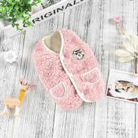 HKM-0493117 Cozy Polar Fleece Pet Vest for Autumn and Winter in Various Colors