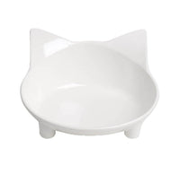 HKM-0494013 Non-Slip Shallow Cat and Dog Bowls - Food & Water Bowl for Small Pets with Anti-Skid Base