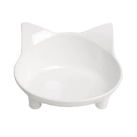 HKM-0494013 Non-Slip Shallow Cat and Dog Bowls - Food & Water Bowl for Small Pets with Anti-Skid Base