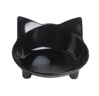 HKM-0494013 Non-Slip Shallow Cat and Dog Bowls - Food & Water Bowl for Small Pets with Anti-Skid Base
