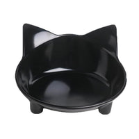 HKM-0494013 Non-Slip Shallow Cat and Dog Bowls - Food & Water Bowl for Small Pets with Anti-Skid Base