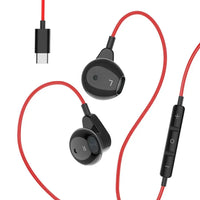HKM-049427 USB C Wired Earphones with Mic for iPhone 15, Samsung Galaxy, iPad Pro, OnePlus 9