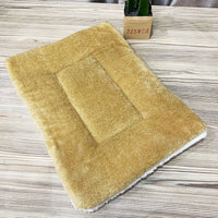 HKM-0496573 Pet Mattress for Cats and Dogs - Soft Velvet Sleeping Pad in Various Sizes and Patterns