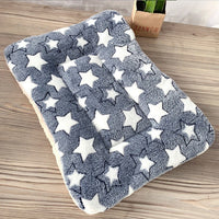 HKM-0496573 Pet Mattress for Cats and Dogs - Soft Velvet Sleeping Pad in Various Sizes and Patterns