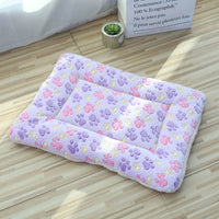 HKM-0496573 Pet Mattress for Cats and Dogs - Soft Velvet Sleeping Pad in Various Sizes and Patterns