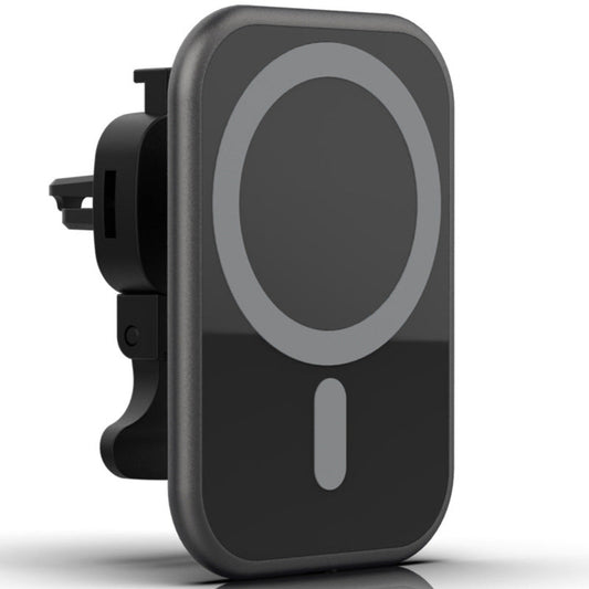 HKM-049747 15W Wireless Car Charger with Magnetic Phone Holder and USB Interface