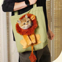 HKM-0498749 Portable Canvas Cat and Dog Diaper Shoulder Bag - Various Patterns Available