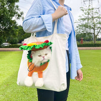HKM-0498749 Portable Canvas Cat and Dog Diaper Shoulder Bag - Various Patterns Available