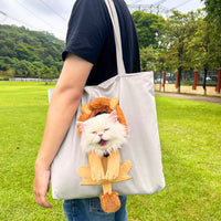 HKM-0498749 Portable Canvas Cat and Dog Diaper Shoulder Bag - Various Patterns Available