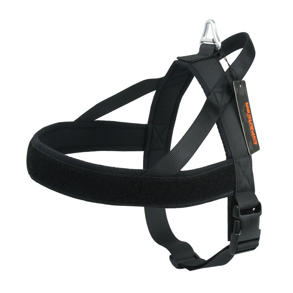 HKM-049875 Durable Nylon Webbing Dog Harness for Medium and Large Dogs, Adjustable Sizes Available