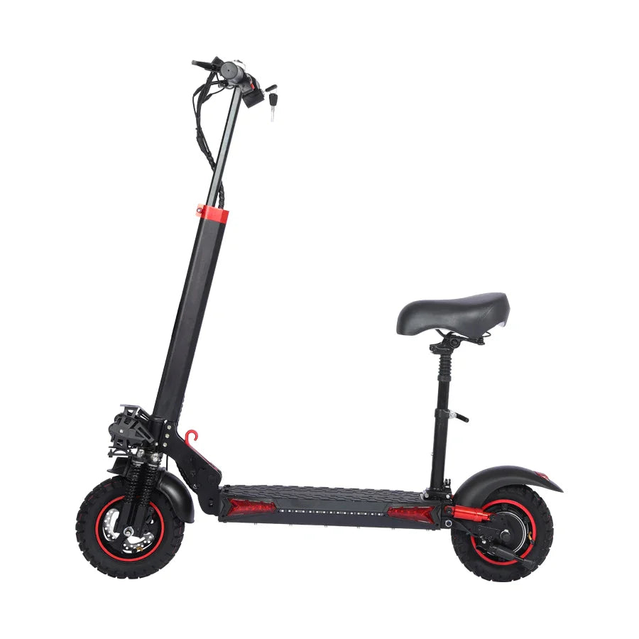 HKM-049875 Foldable Electric Scooter with 60km Range, 800W Motor, 10-Inch Tires, Ideal for Unisex Use