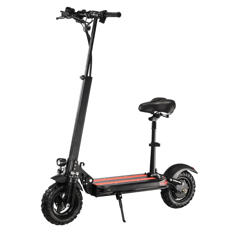 HKM-049875 Foldable Electric Scooter with 60km Range, 800W Motor, 10-Inch Tires, Ideal for Unisex Use
