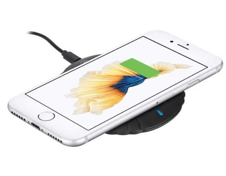 HKM-049875 Slim Qi Wireless Charger Pad for Convenient Cable-Free Charging